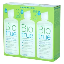 Bausch & Lomb Contactologie Biotrue Solution Multifonctions Lot de 3 x 300ml