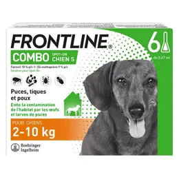 Frontline Combo Chien S 6 pipettes