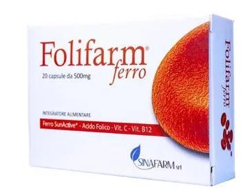 Folifarm Ferro Integratore 20 Capsule 500 mg