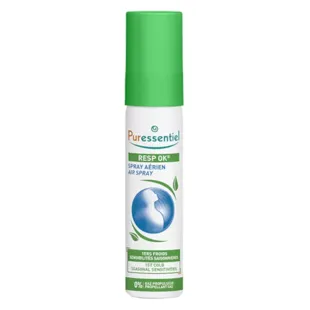 Spray per le vie respiratorie Puressentiel con 19 oli essenziali, 20 ml