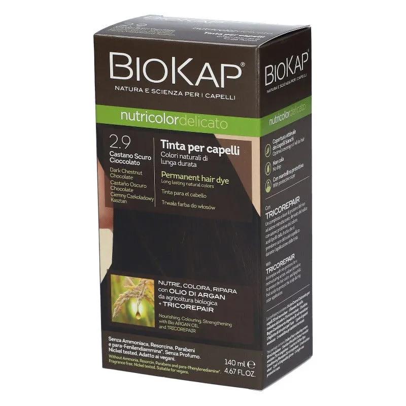 Biokap Nutricolor Delicato 2.9 Tinta Per Capelli Castano Scuro Cioccolato