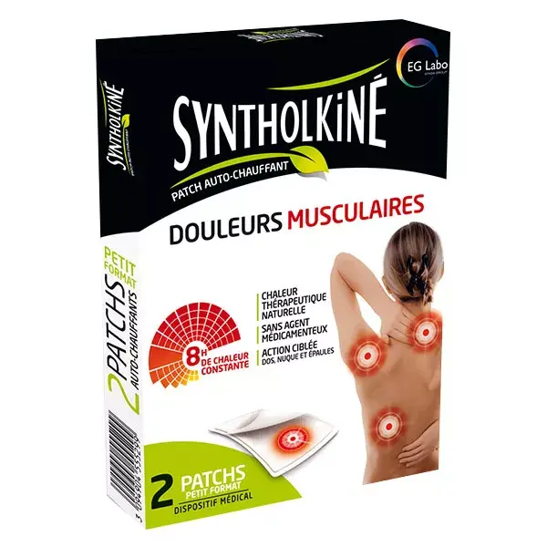 Syntholkine patches heating back 2 patches