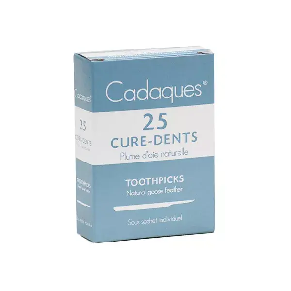 Cadaques Cure-Dents Plume 25 unités