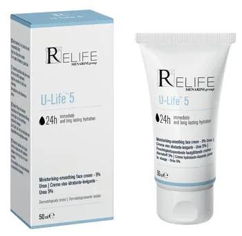 Relife U-life 5 Crema Idratante Cheratolitica Per Pelle Secca 50 ml