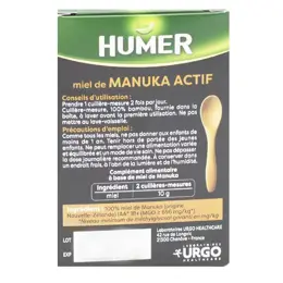 Humer Miel de Manuka Actif IAA® 18+ 100% Miel Pur -Pot de 250g