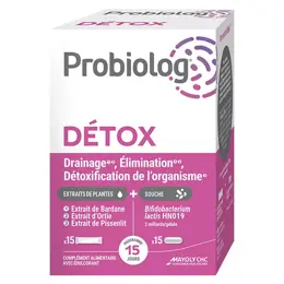 Mayoly CHC Probiolog Détox 15 gélules + 15 sticks