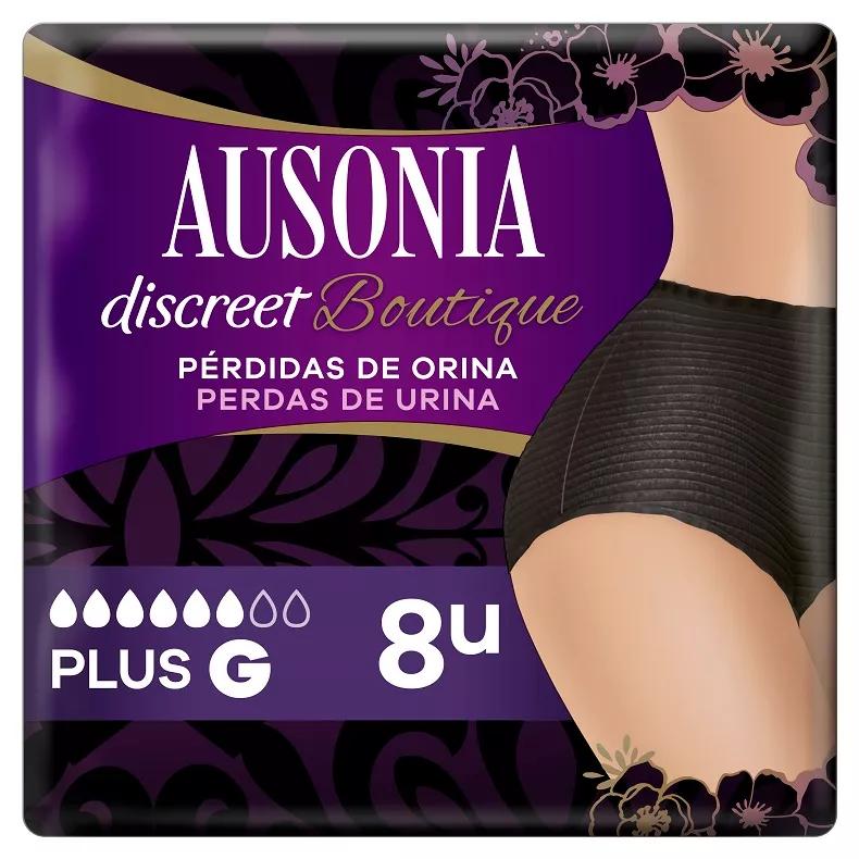 Ausonia Discreet Pants Boutique Pretas Tg 8 Unidades