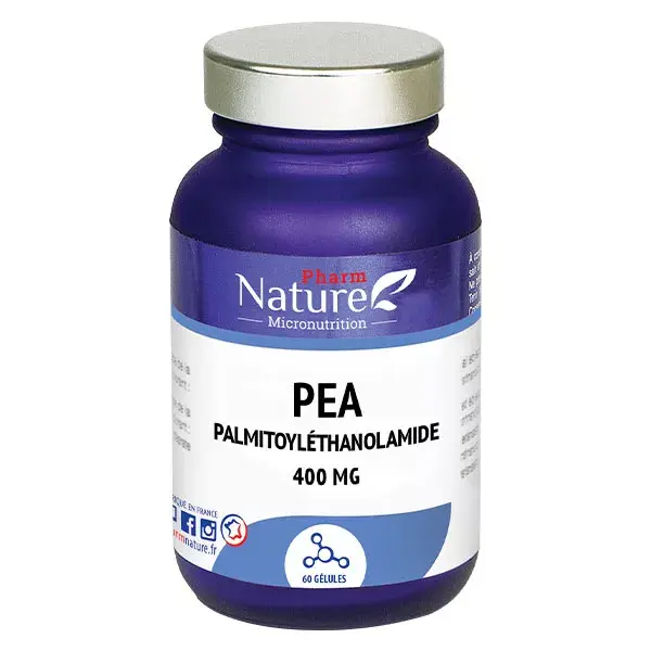 Pharm Nature Micronutrition PEA 400mg 60 gélules