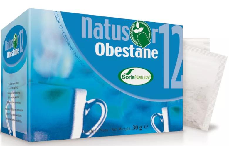 Soria Natural Natusor 12 Infusion d'Obestane 20 Sachets