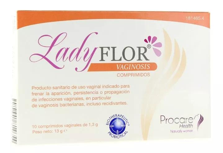 Procare Health Ladyflor Vaginosis 10 Comprimidos Vaginais
