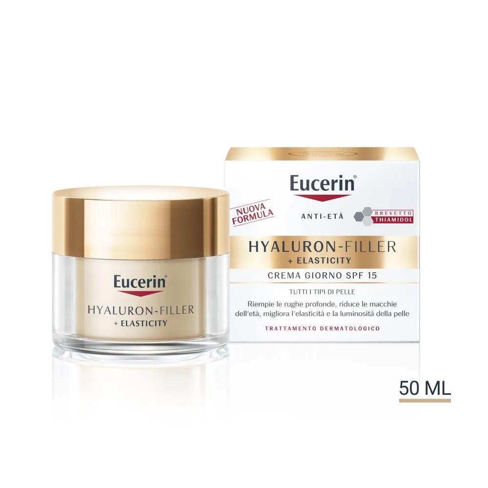 Eucerin Hyaluron-Filler+Elasticity Crema Giorno Viso Anti-età 50 ml