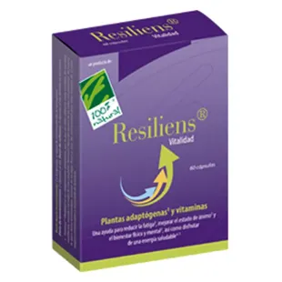 100% Natural Resiliens Vitalidad 60 Cápsulas