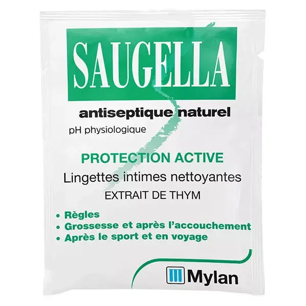 Saugella Antiseptic Wipes 10 Pack