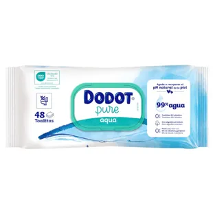 Dodot Aqua Lingettes Sans Plastique 48 unités