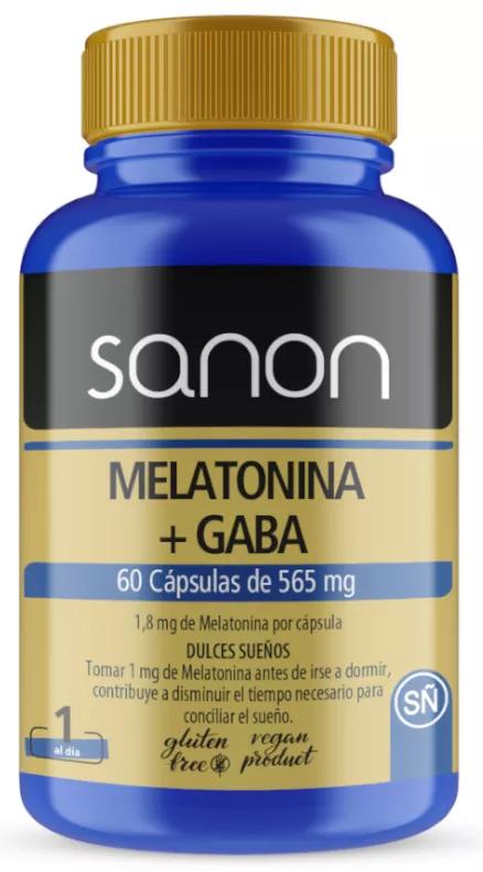 Sanon Mélatonine + Gaba 60 Gélules