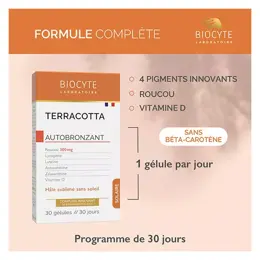 Biocyte Terracotta Cocktail Autobronzant 30 gélules