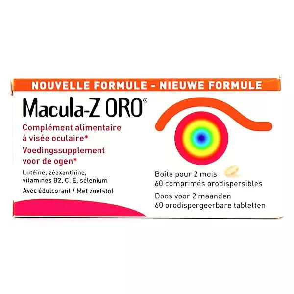 60 tabletas de ORO de la mácula-Z vista ocular