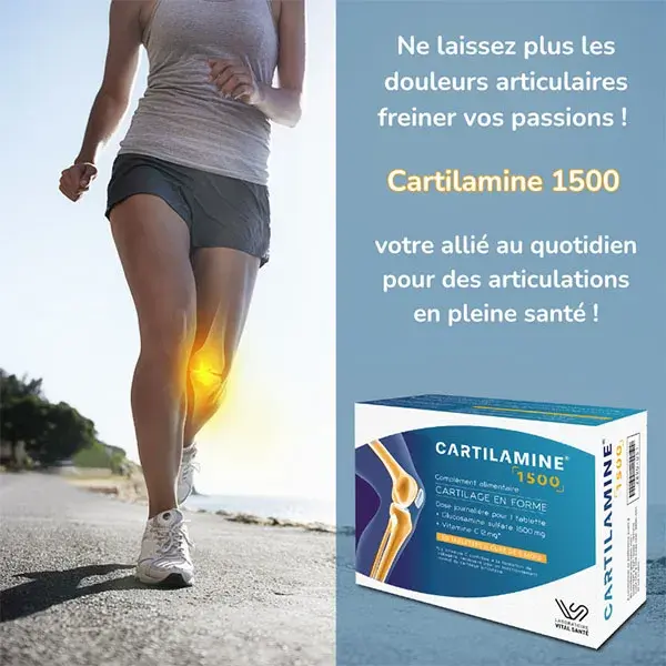 Cartilamine 1500 lot de 3 x 90 = cure de 9 mois