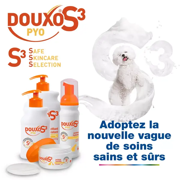 Ceva Douxos3 Pyo Purifying Moisturizing Shampoo 500ml