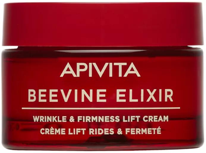 Anti-Falten- und Straffungscreme mit Lifting-Effekt Wine Elixir Light Texture Apivita 50ml