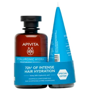 Apivita Moisturizing Shampoo 250 ml + Conditioner 150 ml