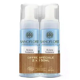 Sanoflore Aciana Botanica Mousse d'Eau Nettoyante Bio Lot de 2 x 150ml