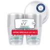 Vichy Dermo-Détranspirant Invisible Protect 72H Anti-Taches Anti-Irritations Lot de 2 x 50ml