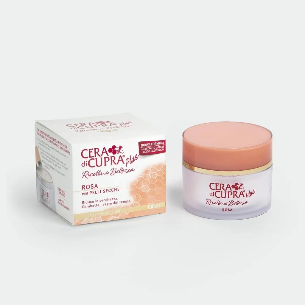 Cera di Cupra Plus Rosa Pelle Secca Crema Nutriente Vaso 100 ml