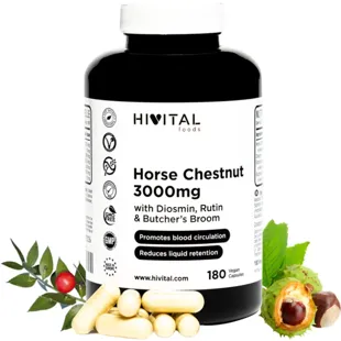 Hivital Castaño de Indias 3000 mg 180 Cápsulas Veganas