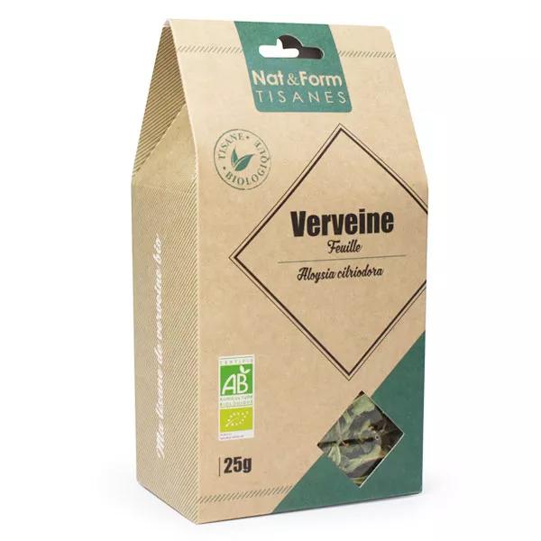 25 gramos de hojas NAT y forma el té de verbena