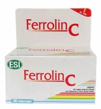 ESI Ferrolin C 30 Comprimidos Naturais