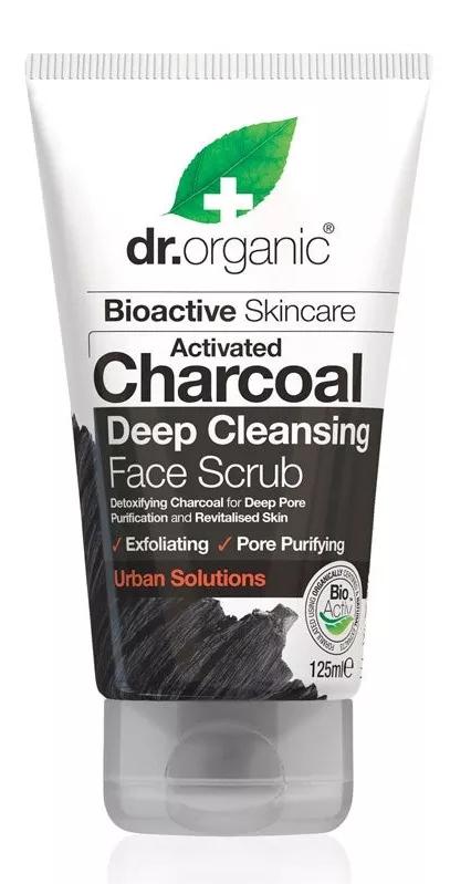 Dr. Organic Exfoliante Facial de Carbón Activado 125 ml