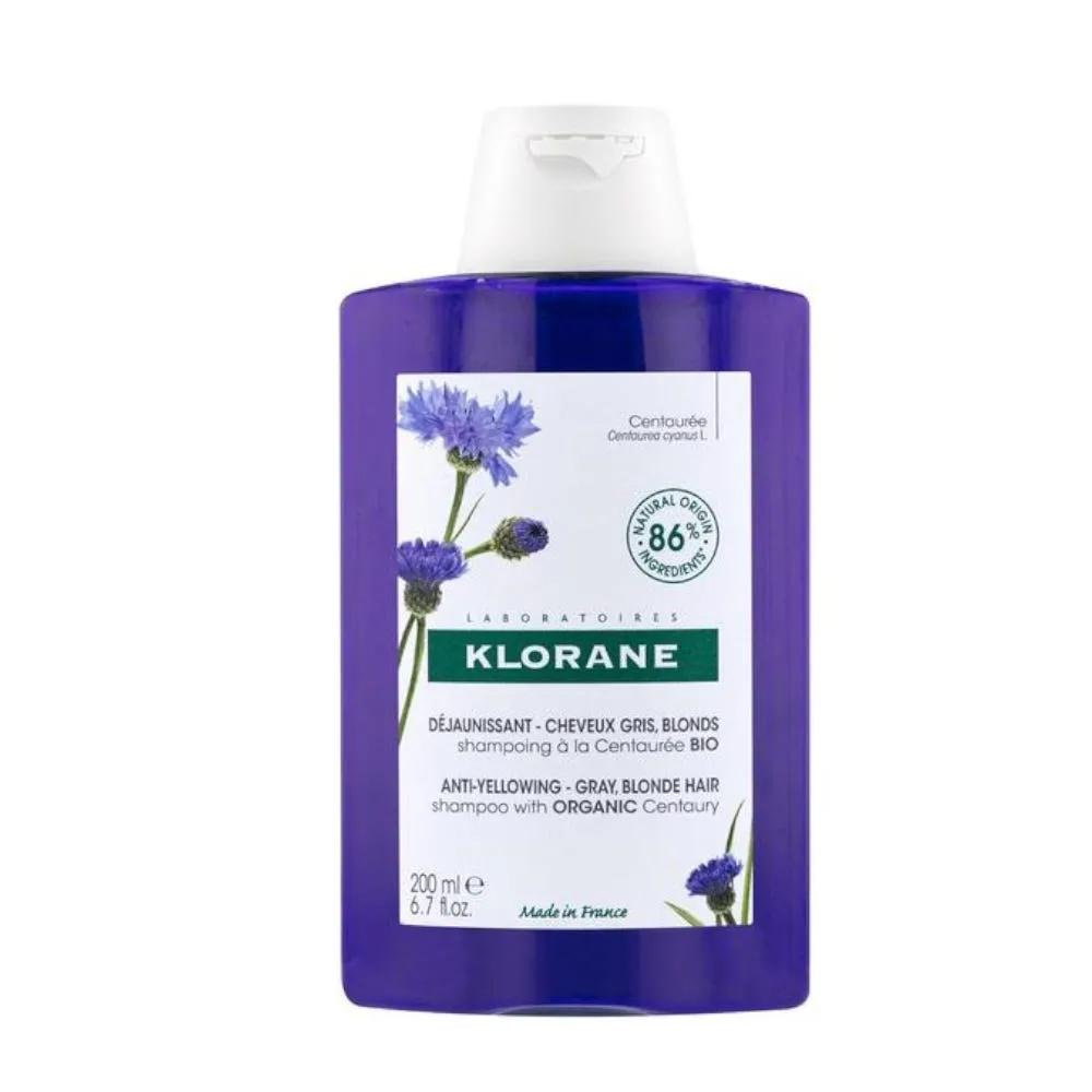 Klorane Shampoo alla Centaurea Bio Anti-Ingiallimento 200 ml