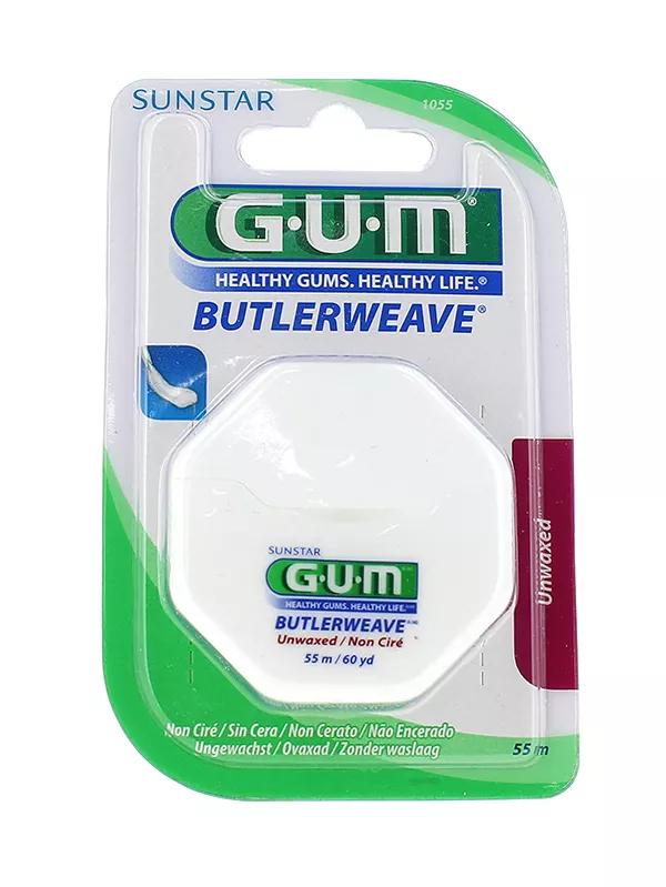 Gum Buttler Weave Seda Dental Sin Cera 55 m
