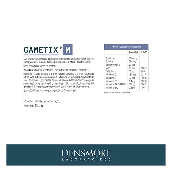 Densmore Gametix M Fertilità Uomo 1 mese