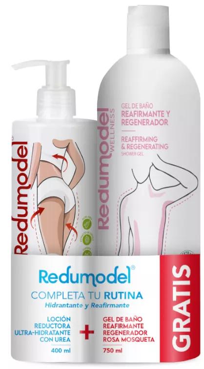 Redumodel Loção Redutora com Ureia 400 ml + Gel de Rosa Mosqueta 750 ml