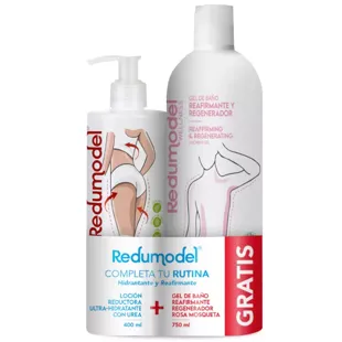 Redumodel Loción Reductora Urea 400 ml + Gel Rosa Mosqueta 750 ml