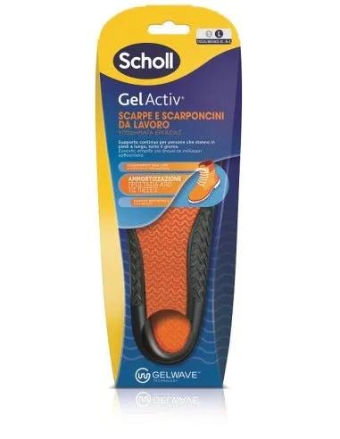 Scholl Gel Activ Work Uomo Soletta Per Scarpe e Scarponcini da Lavoro