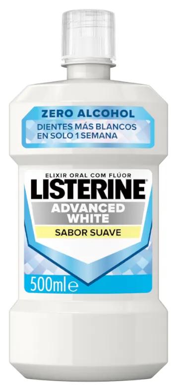 Listerine Advanced Whitening Mouthwash Milder Geschmack 500ml