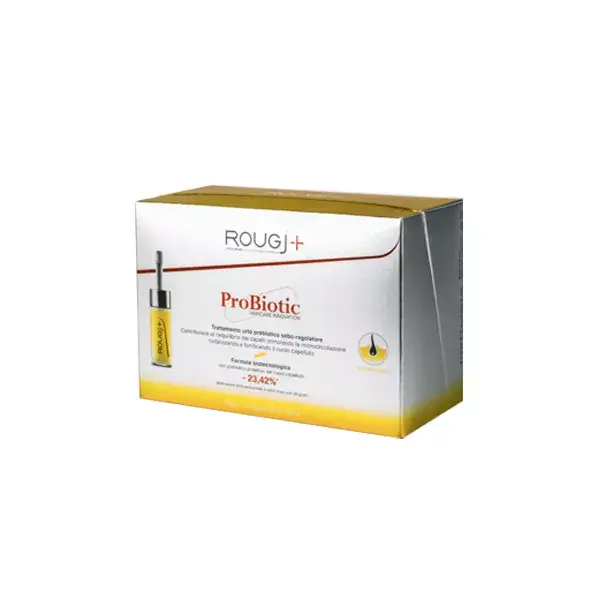 Rougj+ Soin Intensif Probiotic Sébo Équilibrant 8 Ampoules