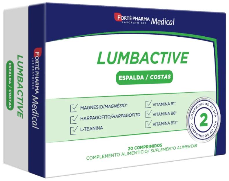 Forté Pharma Lumbactive Dos 20 comprimés