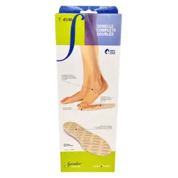 Sanator Silicone Semelle Complète Doublée Taille 45-46 1 paire