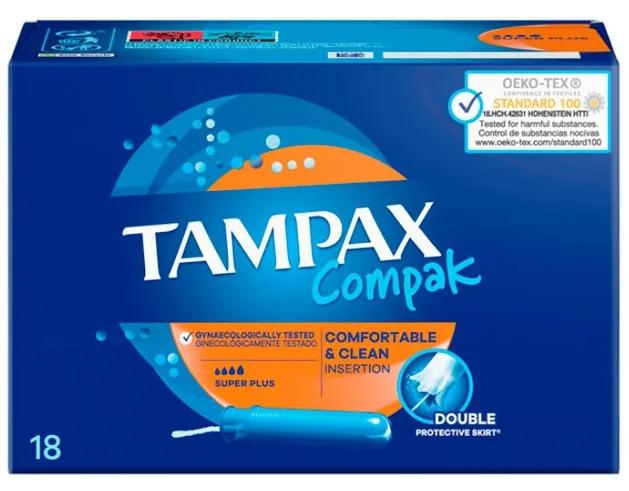 Tampax Compak Super Plus Tampons 26 unités