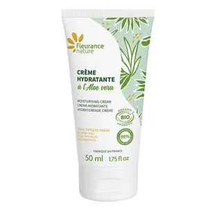 Fleurance Nature - Crema idratante con Aloe Vera biologica - Tubo da 50 ml