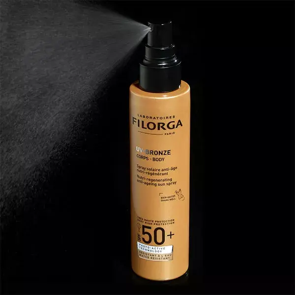 Filorga UV-Bronze Corps Spray Solaire Anti-Âge Nutri-Régénérant SPF50+150ml