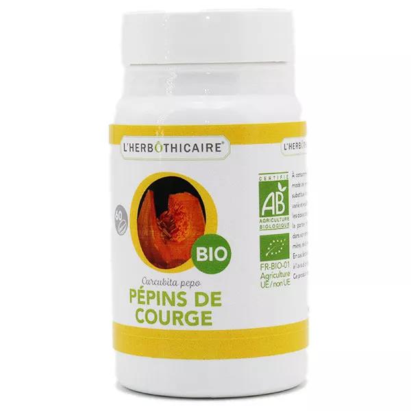 L'Herbôthicaire Semillas de Calabaza Bio 60 cápsulas