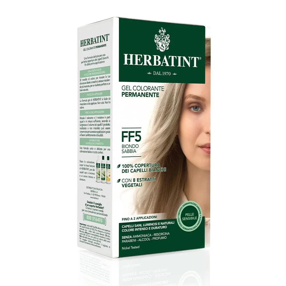 Herbatint Tintura Capelli Gel Permanente FF5 Biondo Sabbia 150 ml