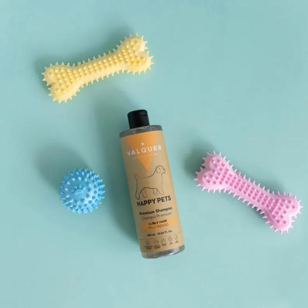 Valquer Laboratorios Premium Shampoo für lockiges Haar bei Haustieren, 400 ml