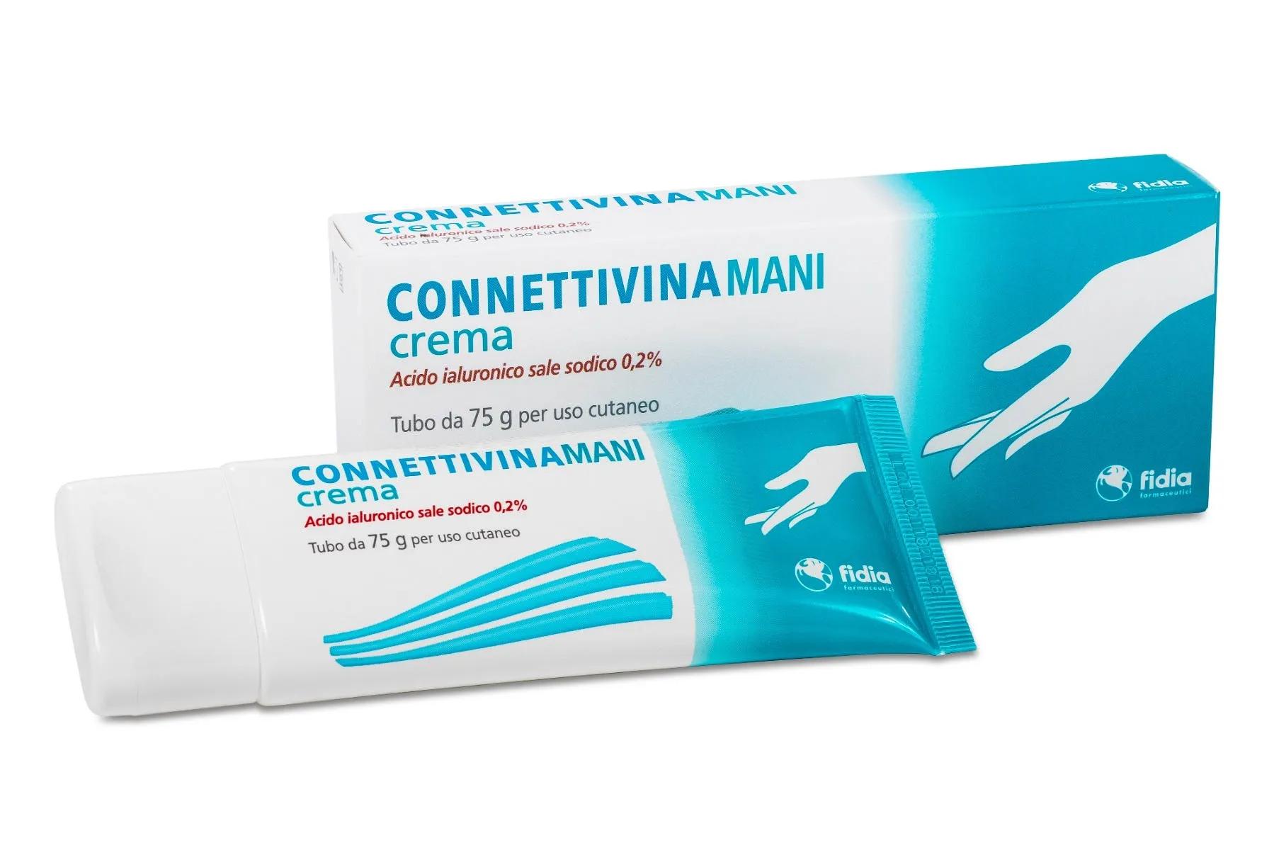 Connettivina Mani Crema Con Acido Ialuronico 75 g