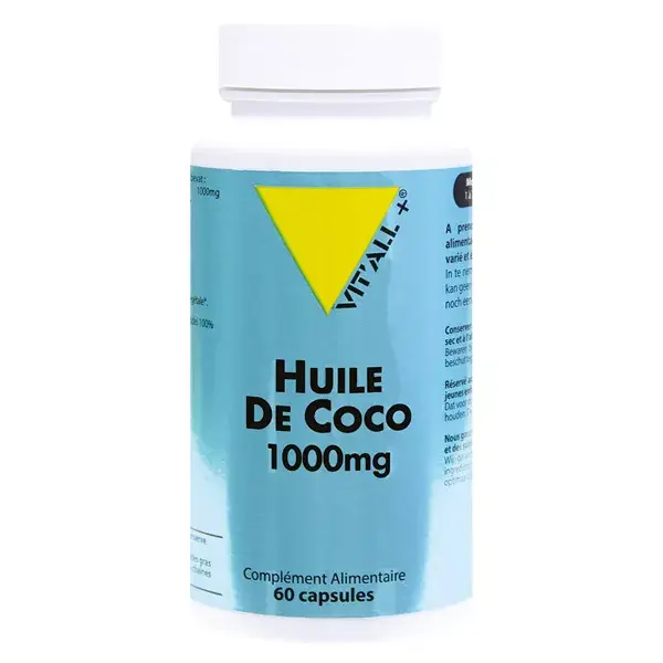 Vit'all+ Huile de Coco 1000mg 60 capules